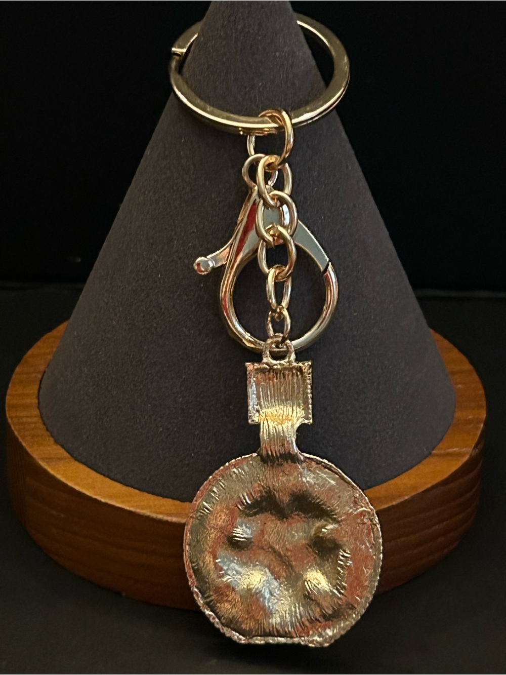 Colorful Enamel Flower Faux Pearl Bag Charm Keychain w/Crystal Accents NWT - Picture 13 of 14